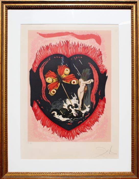 Appraisal: DALI Salvador Spanish - ''Triomphe D' Amour'' Lithograph sight size