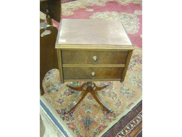 Appraisal: TWO DRAWER TABLE