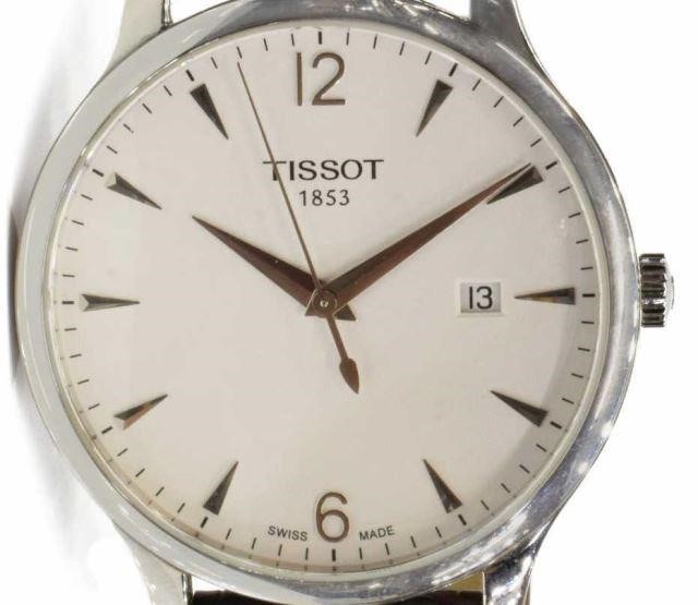 Appraisal: Gents Tissot T-Classic Tradition wristwatch stainless steel case silver-tone markers