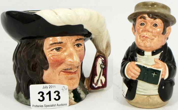 Appraisal: Royal Doulton Small Character Jug D'Artagnan D and Doultonville Toby