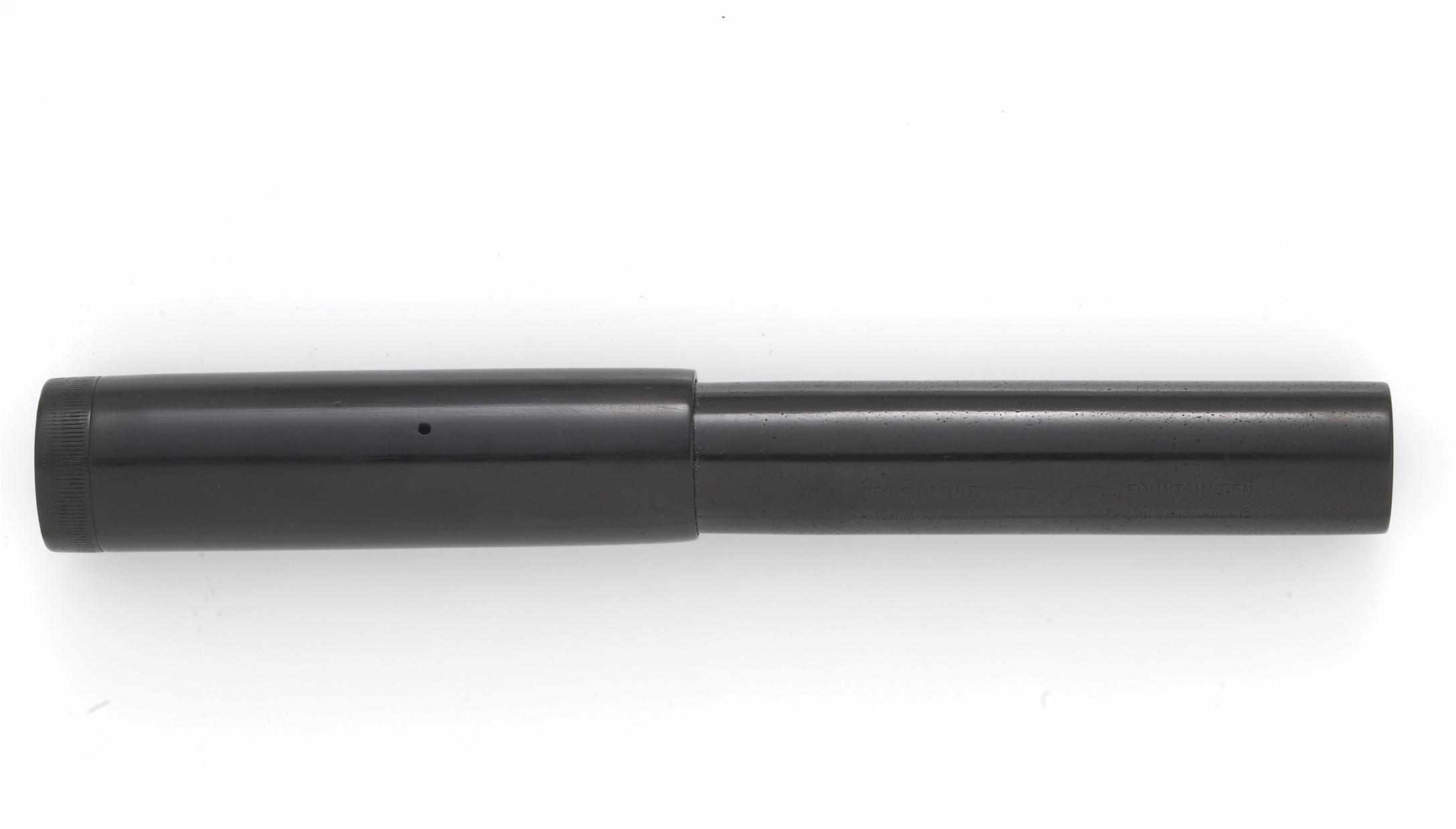 Appraisal: PARKER ''Black Giant'' Fountain Pen Standard size black hard rubber