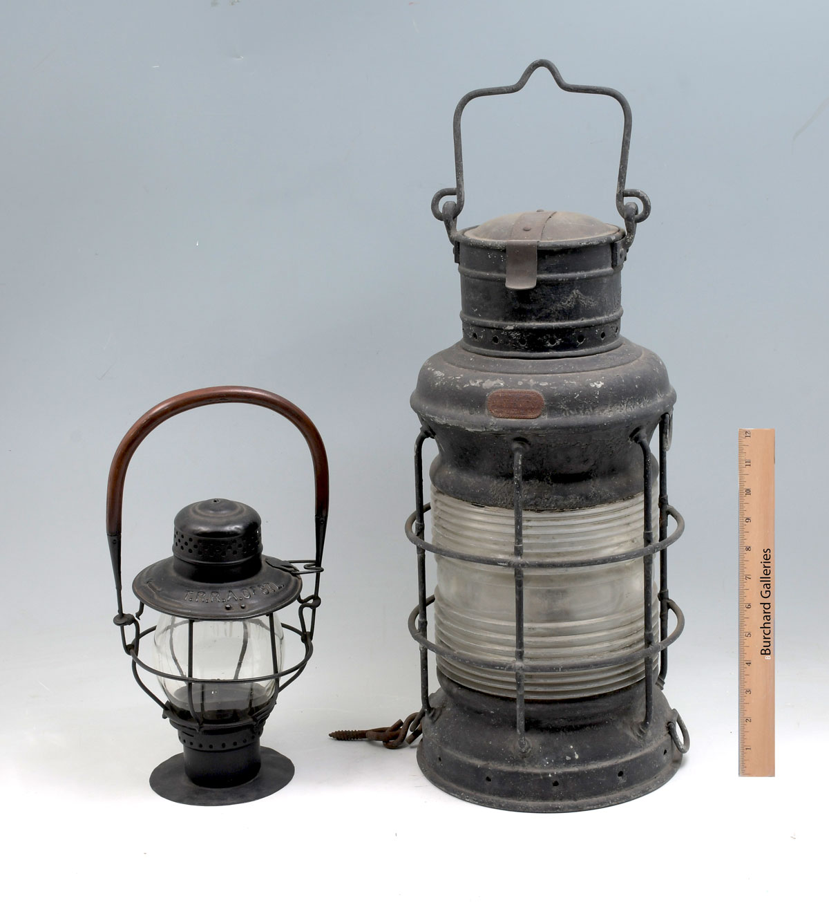 Appraisal: PC NAUTICAL LANTERNS T R R A of St Louis