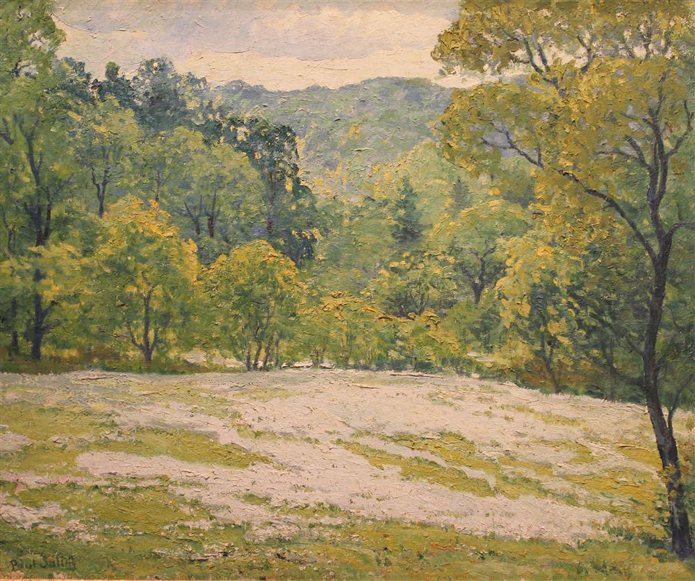 Appraisal: PAUL SALING AMERICAN - DAISYFIELD LYME CONNECTICUT JUNE Oil on