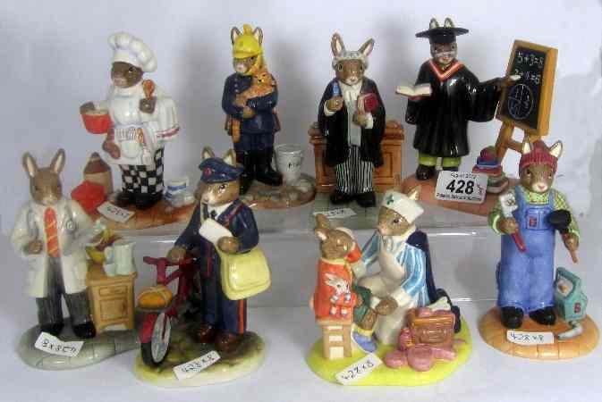 Appraisal: Royal Doulton Bunnykins Figures from the Professions Series comprising Barrister