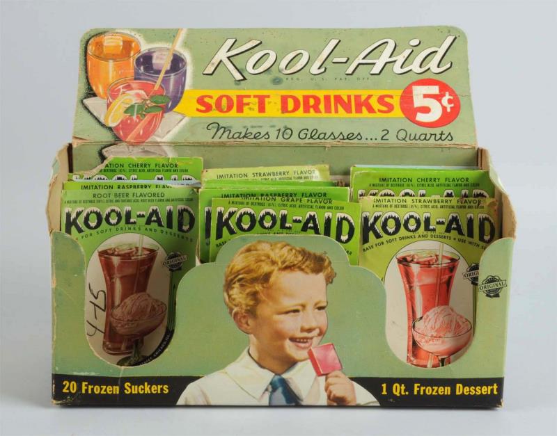 Appraisal: Kool - Aid Display Box With Packets This Cool -