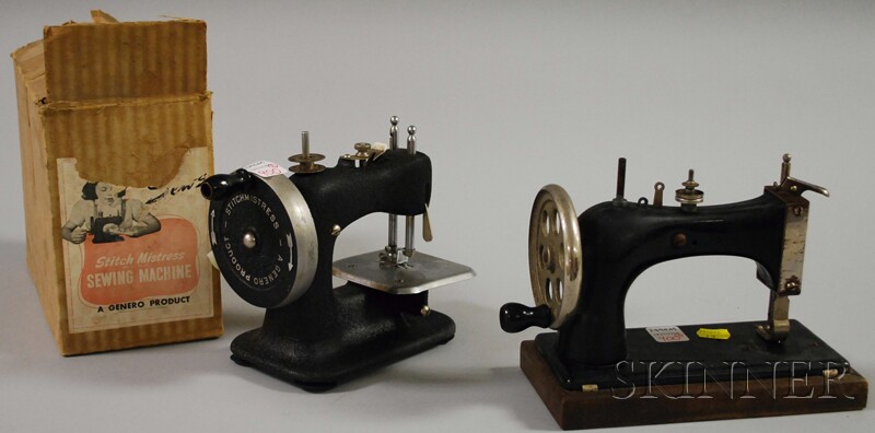 Appraisal: Two Child's Sewing Machines an American Girl and a Stitch