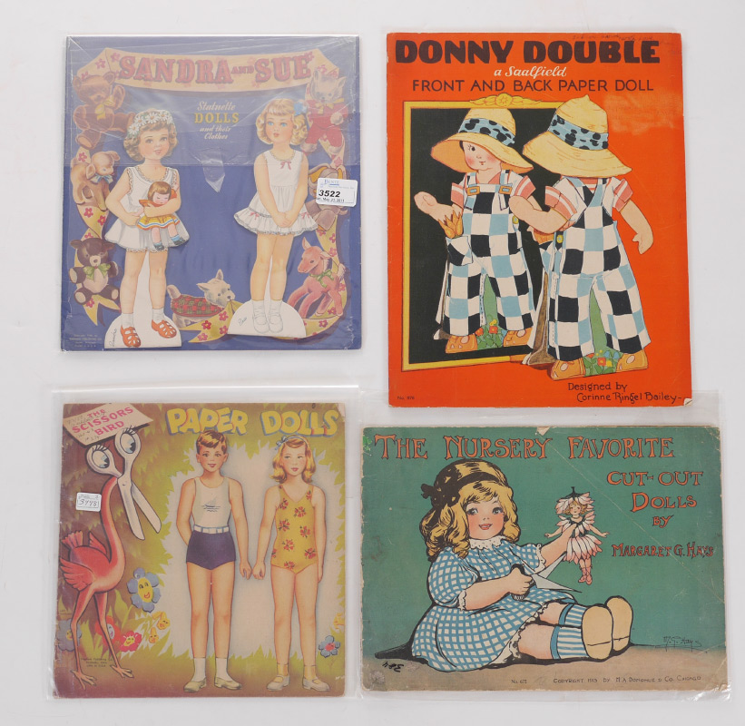 Appraisal: COLLECTION OF VINTAGE PAPER DOLL BOOKS Approx assorted paper dolls