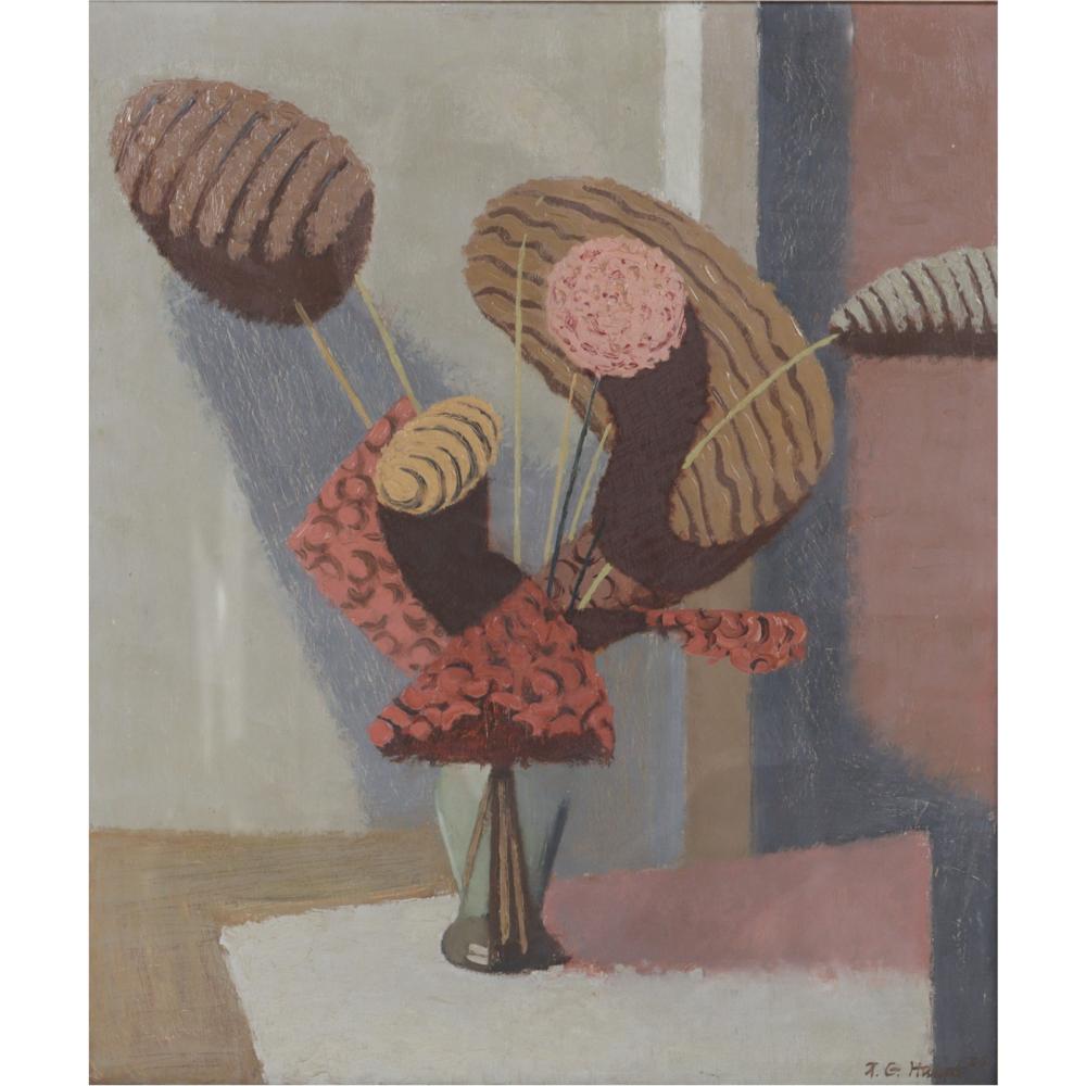 Appraisal: Theodore Gilbert Haupt Minnesota New York - Abstract Floral Still