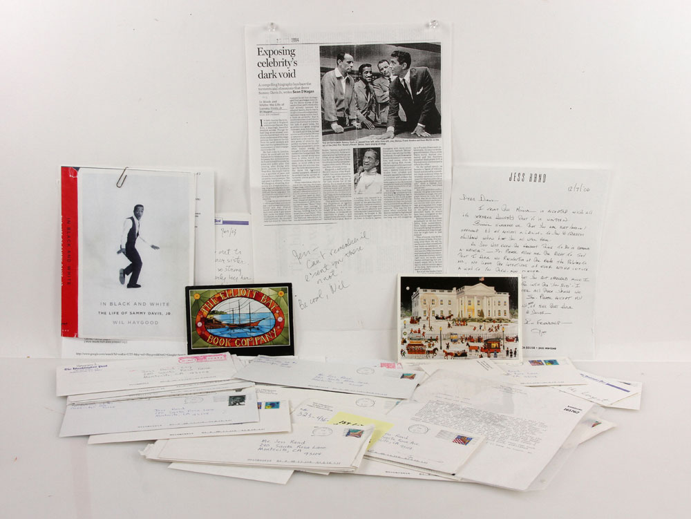 Appraisal: - Will Haygood Correspondence Assorted correspondence from Will Haygood Washington