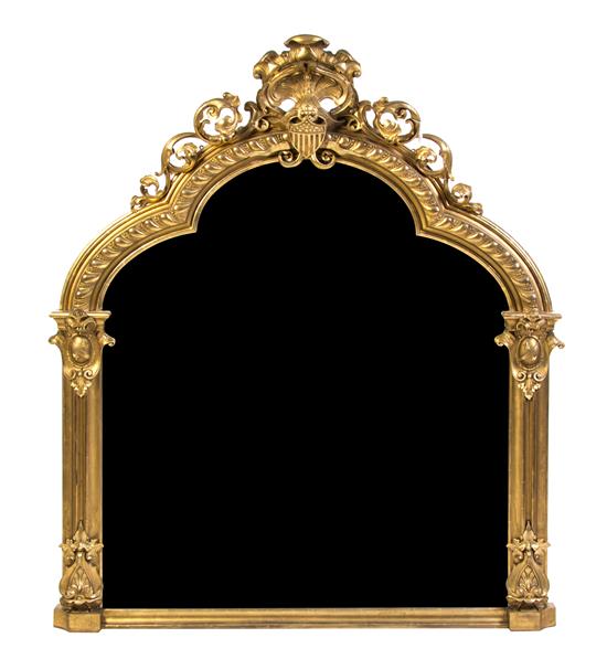 Appraisal: Sale Lot An American Giltwood Over Mantel Mirror th century