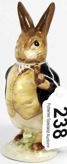 Appraisal: Beswick Beatrix Potter Figure Mr Benjamin Bunny BP Pipe Out