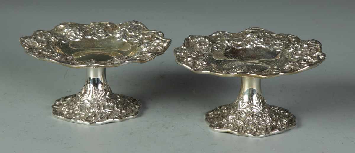 Appraisal: Pair of S Kirk Son Co Miniature Sterling Compotes Pair