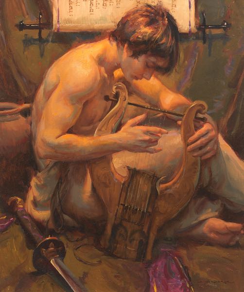 Appraisal: DANIEL DAN F GERHARTZ AMERICA B x canvas Strength Renewed