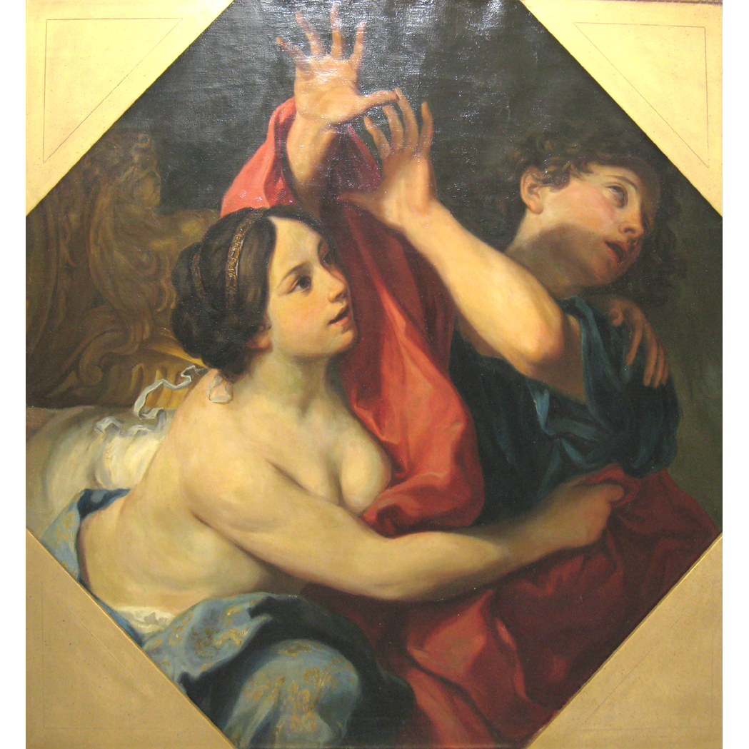 Appraisal: After Carlo Cignani Joseph and Potiphar's Wife Oil on canvas