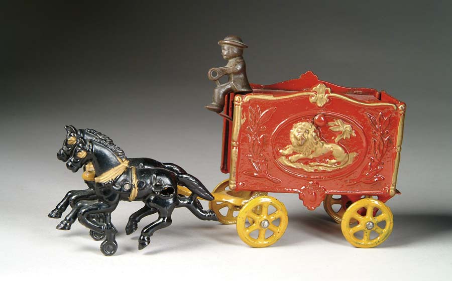 Appraisal: HUBLEY SMALL RED LION WAGON Smallest in series of Royal