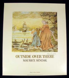 Appraisal: Maurice Sendak OUTSIDE OVER THERE Artist Signed Poster Caldecott Honor