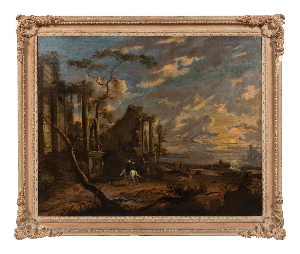 Appraisal: Attributed to Hubert Robert French - Attributed to Hubert Robert