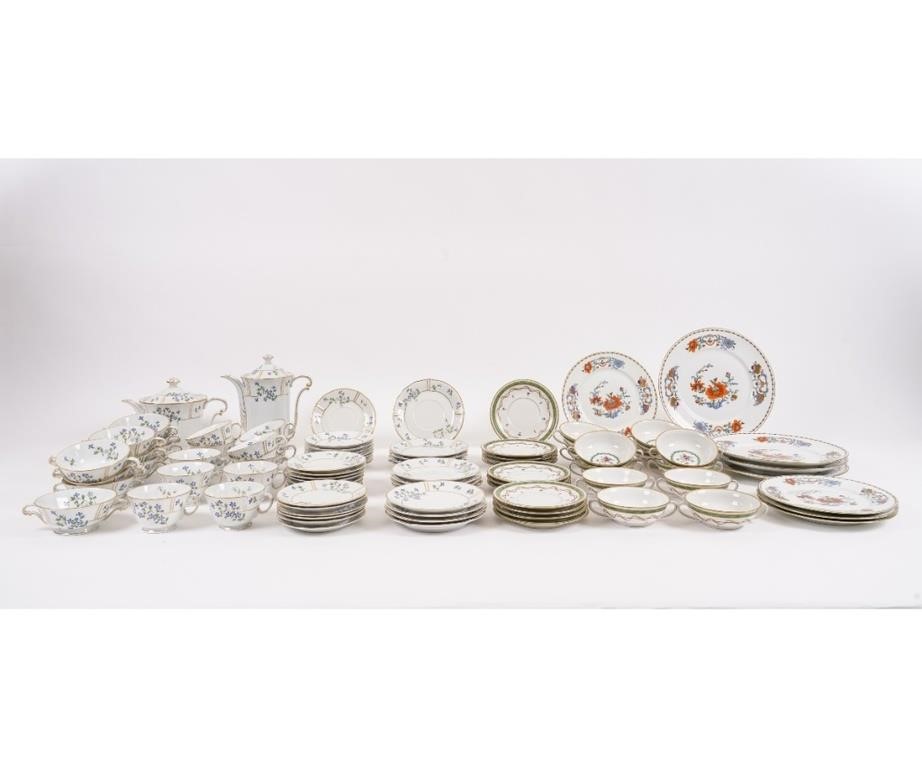 Appraisal: Limoges partial china sets various patterns including Vieux Chine Largest