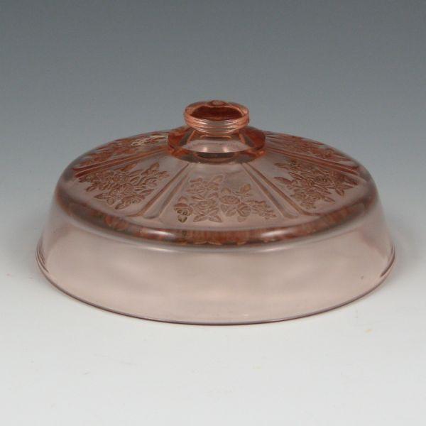 Appraisal: Sharon Cabbage Rose by Federal Depression glass top for a