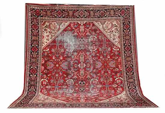 Appraisal: Antique Persian Mahal carpet circa ' '' x ' ''