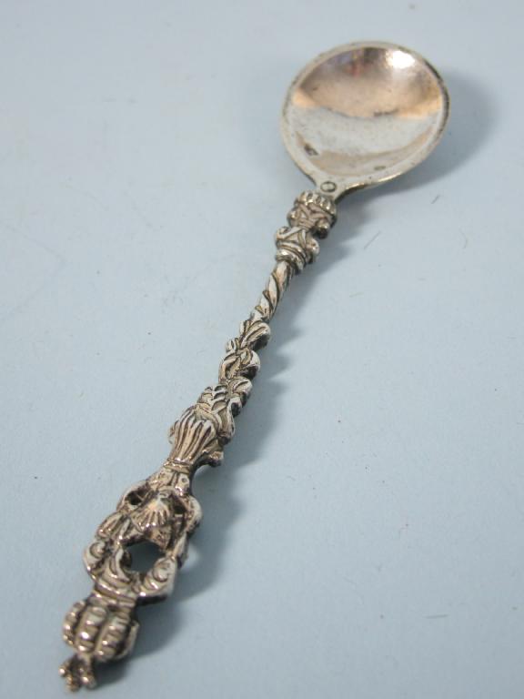 Appraisal: A Victorian Dutch silver Spoon with fig shape bowl Import