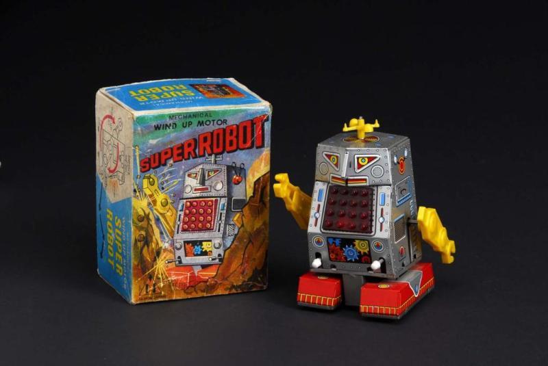 Appraisal: Tin Super Robot Description Japanese Made by Noguchi Working When