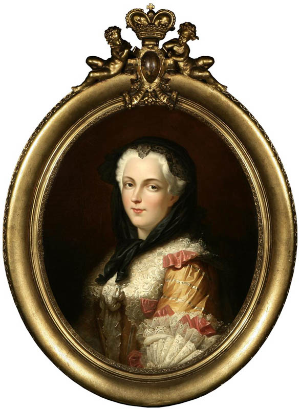 Appraisal: French School portrait consort of Louis XV oil French School