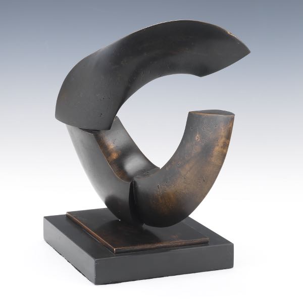 Appraisal: RON BERNETT AMERICAN - x x Broken Oval Cast bronze