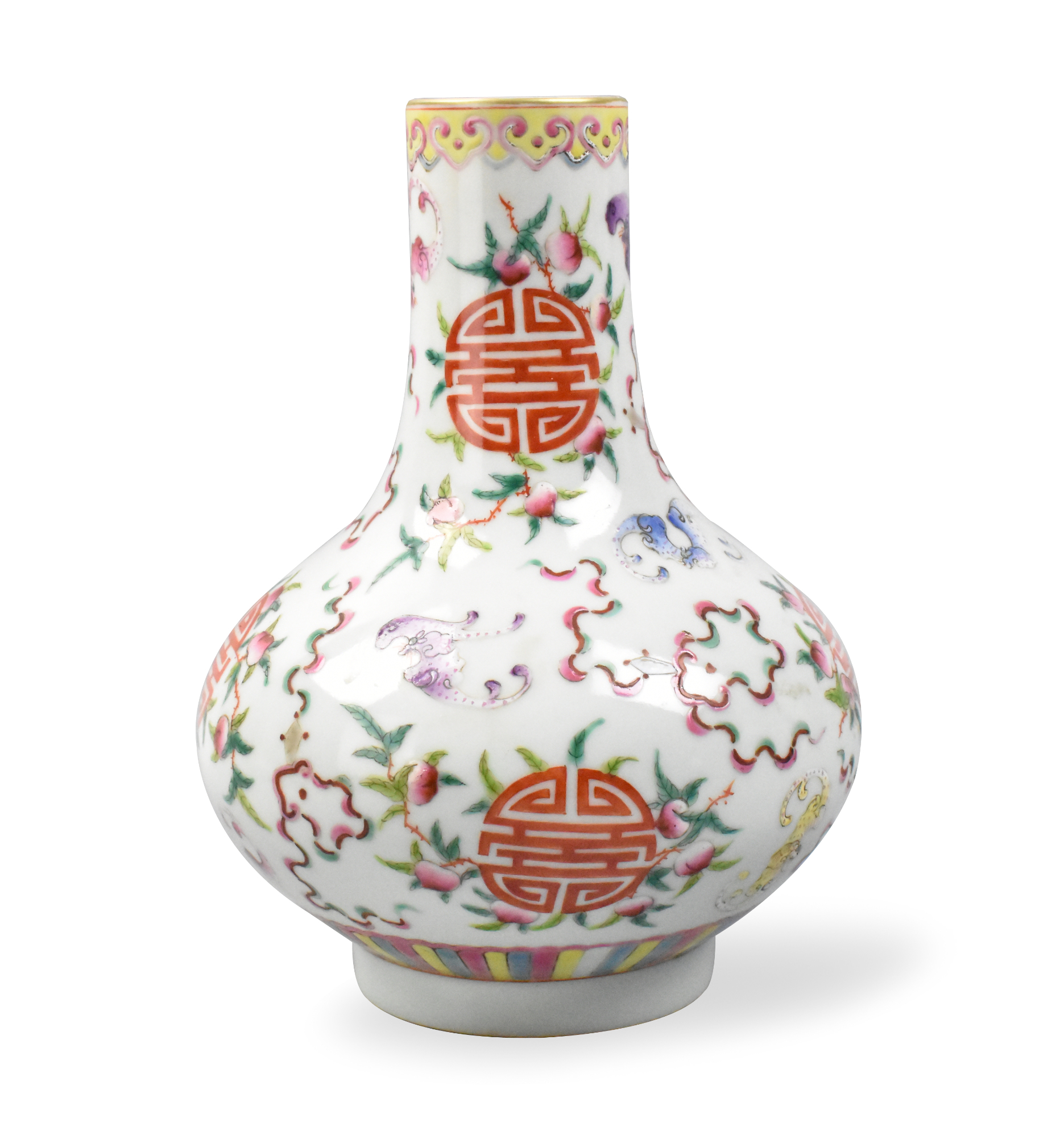 Appraisal: A Chinese famille rose vase dating from the Guangxu period