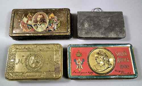 Appraisal: A Queen Victoria South Africa gift tin a Queen Mary