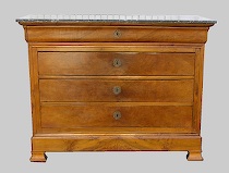 Appraisal: Louis Phillipe Chest of Drawers ca Splendid chest of drawers