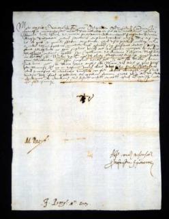 Appraisal: SIXTEENTH CENTURY SIGNED GREGORY XIII PAPAL DOCUMENT Pro Filio Dilecto