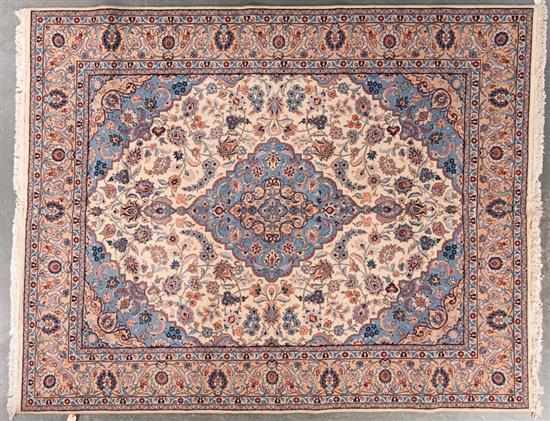 Appraisal: Romanian Keshan rug Romania modern x Estimate -