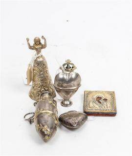 Appraisal: A Collection of Continental Silver Articles comprising a German silver