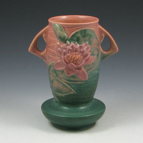 Appraisal: Roseville Water Lily - Vase - Mint Roseville green and