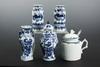 Appraisal: TH C CHINESE EXPORT MINIATURES TH C DUTCH POT -