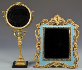 Appraisal: Decorative Table Mirrors st item National Bronze and Iron Works