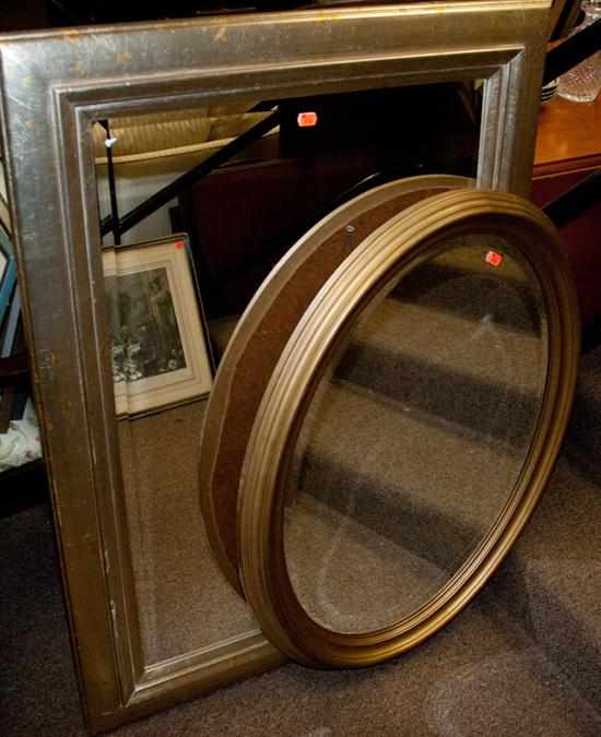 Appraisal: Two gilt framed mirrors Estimate - No condition report supplied