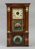 Appraisal: Seth Thomas Eight-Day Clock Very pretty large shelf-clock in column