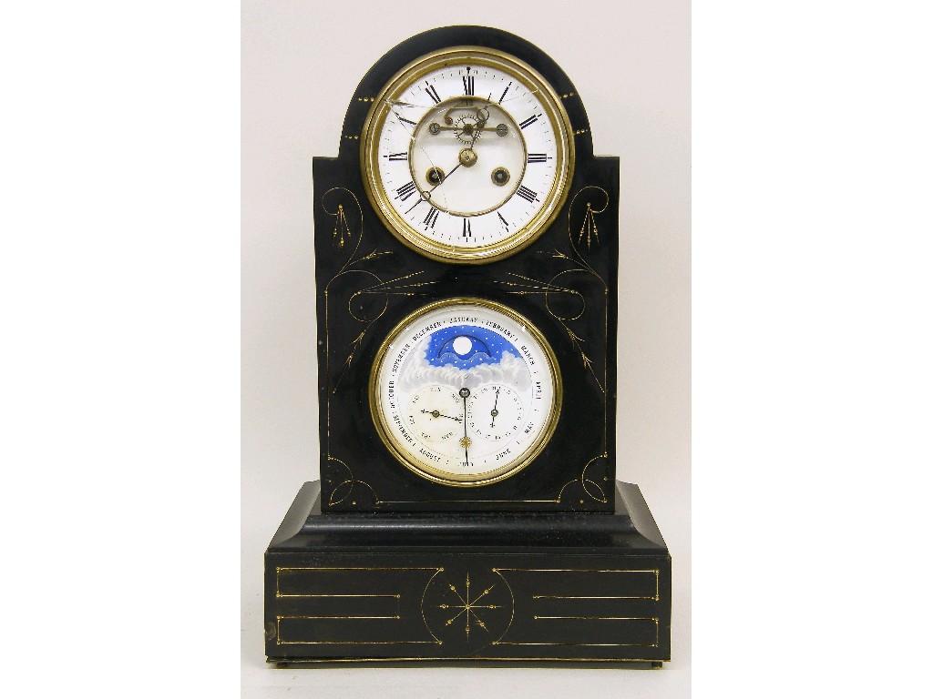 Appraisal: Good English mahogany double fusee bracket clock the movement with