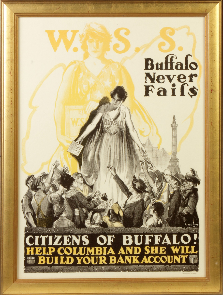 Appraisal: Buffalo Never Fails Poster Hayes Litho Co Buffalo NY