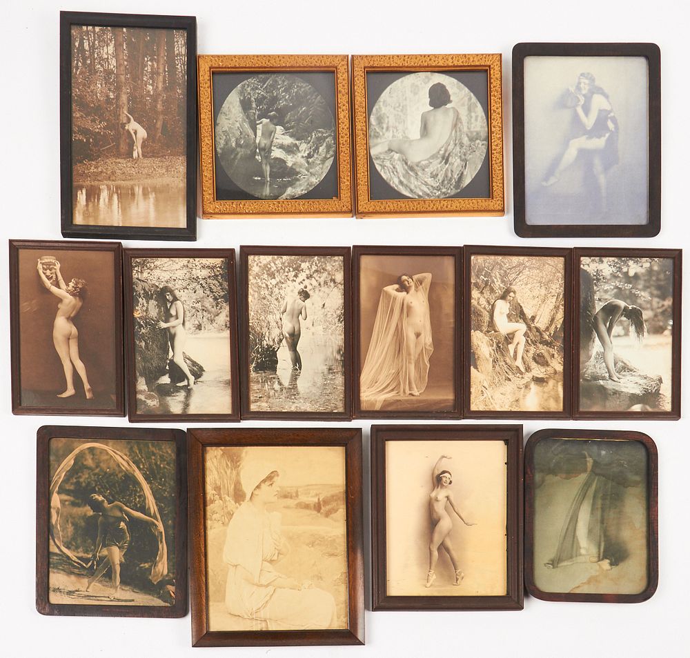 Appraisal: Large Group of Vintage Nude Photographs - Xan Stark Alta