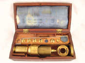 Appraisal: A field microscope with six object lenses incomplete in fitted