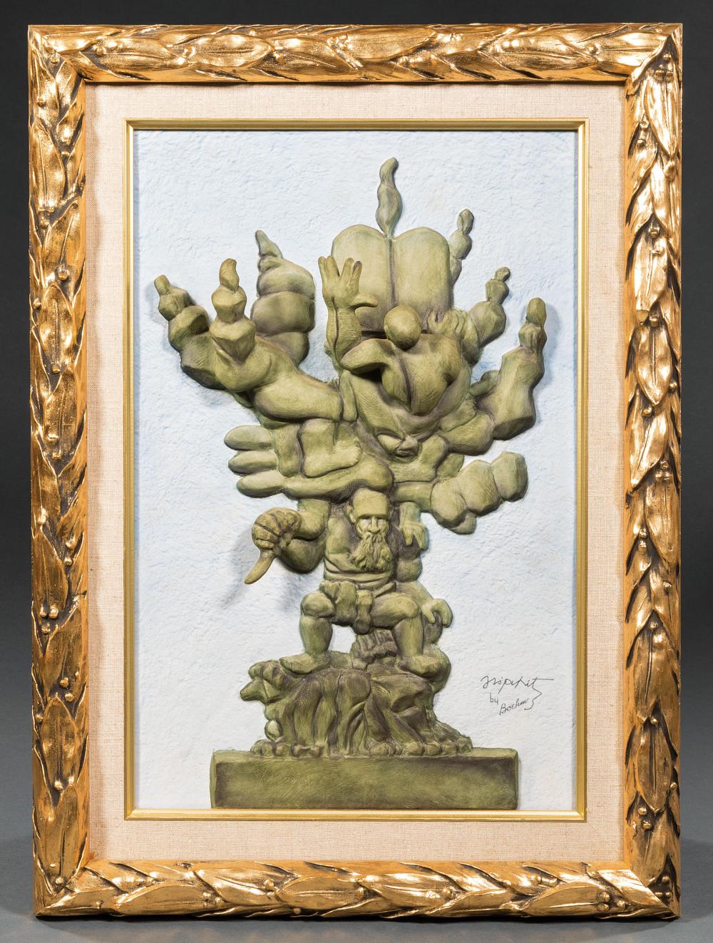 Appraisal: Jacques Lipchitz - for Boehm Wall Plaque Our Tree of