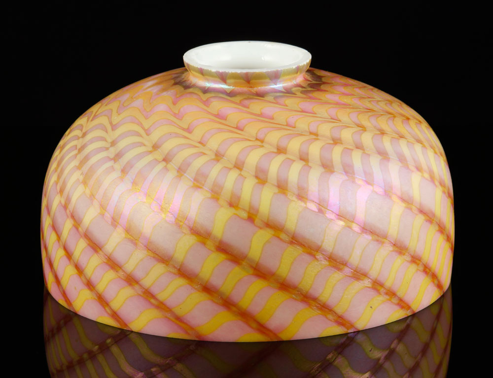 Appraisal: - Art Glass Lamp Shade Art glass lamp shade with