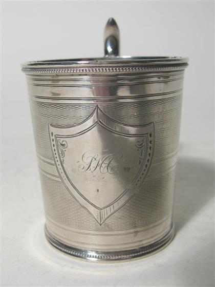 Appraisal: American silver child's cup Gorham th century Circular rim and