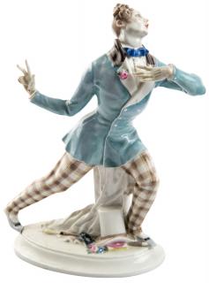 Appraisal: A PORCELAIN FIGURE EUSEBIUS MEISSEN AFTER A MODEL BY PAUL