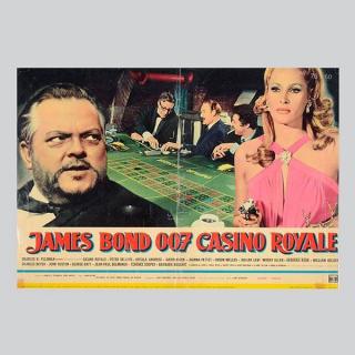 Appraisal: Movie Poster Of Orson Wells In Casino Royale Movie Poster