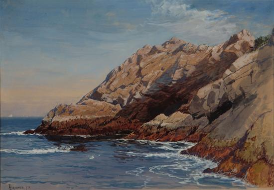 Appraisal: ALFRED THOMPSON BRICHER American - Cliffs Dana's Island Manchester-by-the-Sea Massachusetts