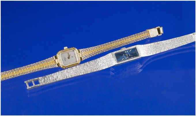 Appraisal: Two Ladies Cocktail Watches A Rotary and an Excalibur